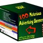 100 Notorious Advertising Banners - Resell Graphics!