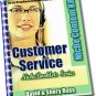 Customer Service Niche eBooklet - Resell eBook!