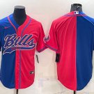 Men's Or Youth Bills Cosigned Jersey Royal & Red New Year Gift