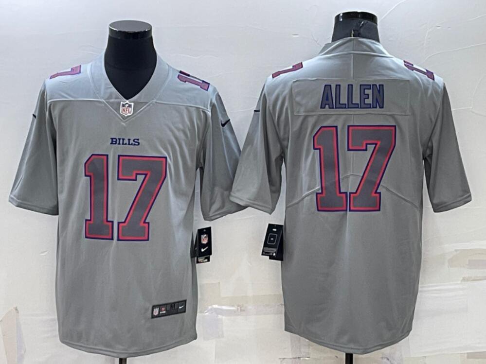 Men's Or Youth Josh Allen #17 Bills Atmosphere Fashion Jersey Christmas Gift