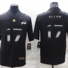 Men's Or Youth Josh Allen #17 Bills Limited Jersey Black Gradient Christmas Gift