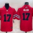 Men's Or Youth Josh Allen #17 Bills Limited Jersey Red Black Christmas Gift