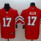 Men's Or Youth Josh Allen #17 Bills Limited Jersey Red Christmas Gift