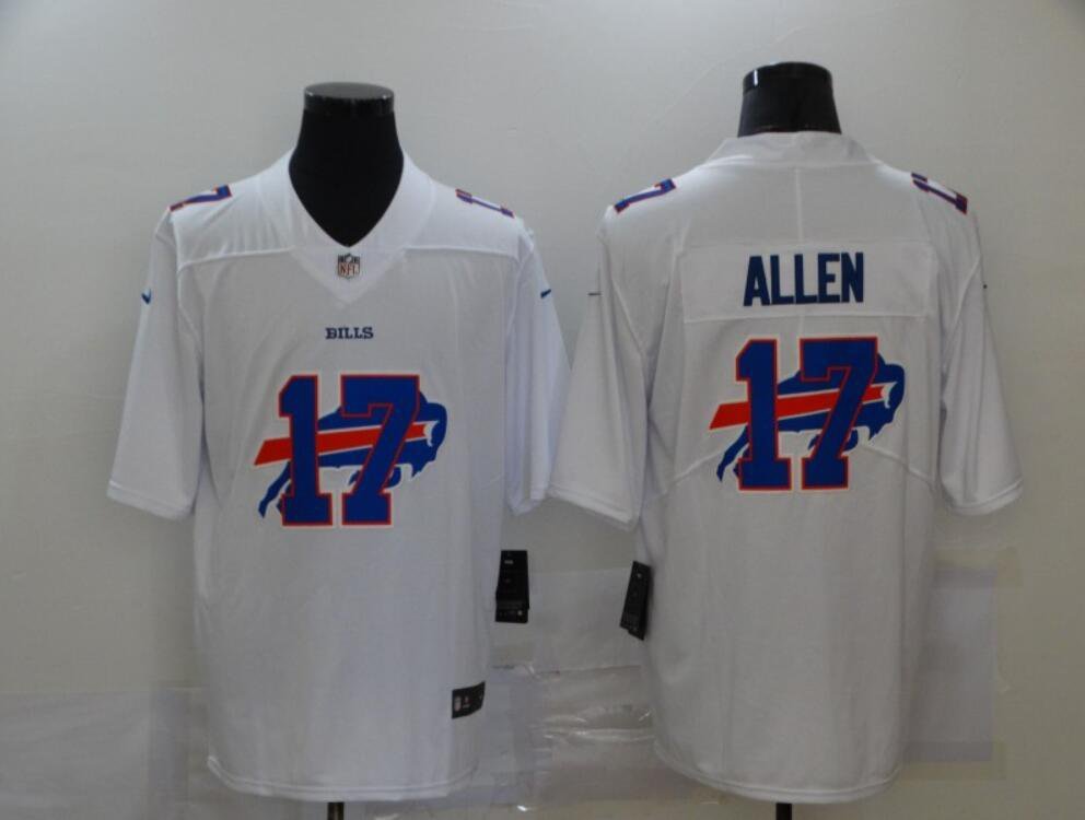 Men's Or Youth Josh Allen #17 Bills Limited Jersey White Shadow Christmas Gift
