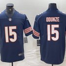 Men's Rome Odunze #15 Chicago Bears 2024 NFL Draft First Round Pick Player Jersey Navy