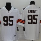 Men's Or Youth Myles Garrett #95 Browns Limited Jersey White Christmas Gift