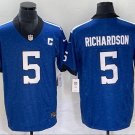 Men's Or Youth Anthony Richardson #5 Colts Limited Player Jersey New Royal Christmas Gift