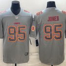 Men's Or Youth Chris Jones #95 Kansas City Chiefs Limited Fashion Jersey Gray