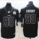 Men's Or Youth Maxx Crosby #98 Raiders Limited Jersey Black Shadow Christmas Gift