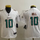 Youth Tyreek Hill #10 Dolphins Limited Jersey White Christmas Gift