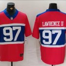 Men's Dexter Lawrence II #97 New York Giants Player Game Jersey Century Red Christmas Gift