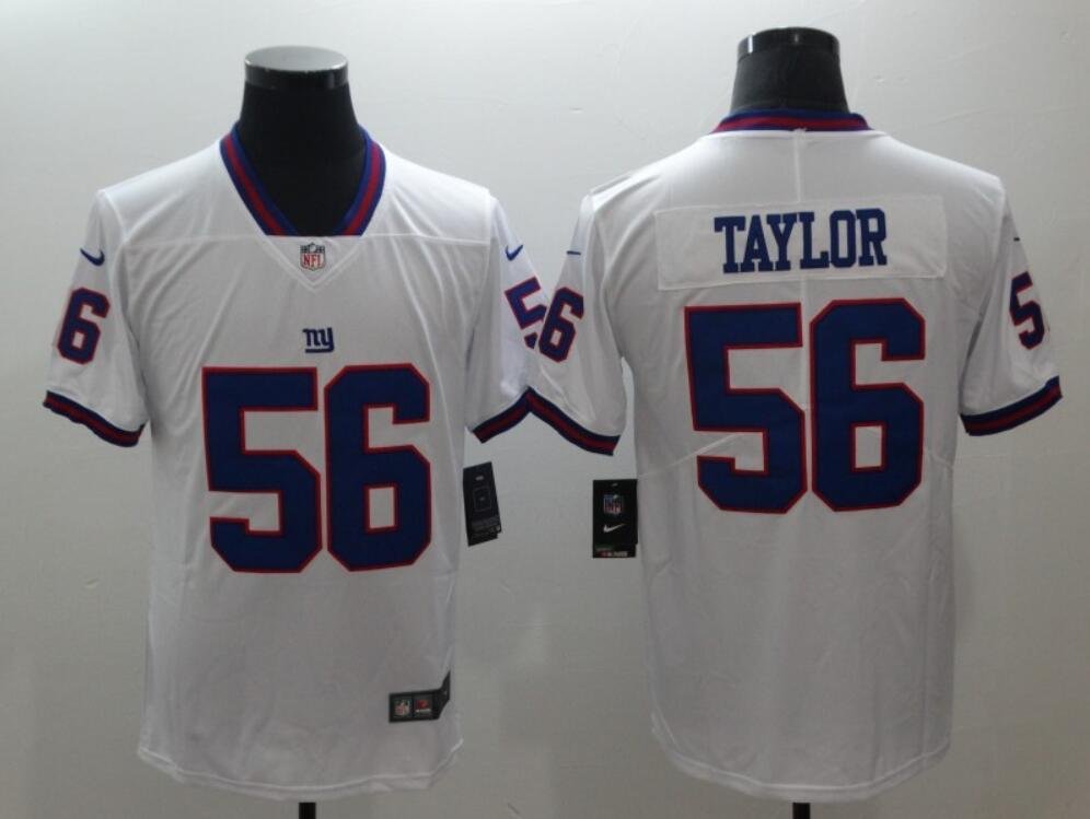 Men's Or Youth Lawrence Taylor #56 Giants Color Rush Limited Jersey White Christmas Gift