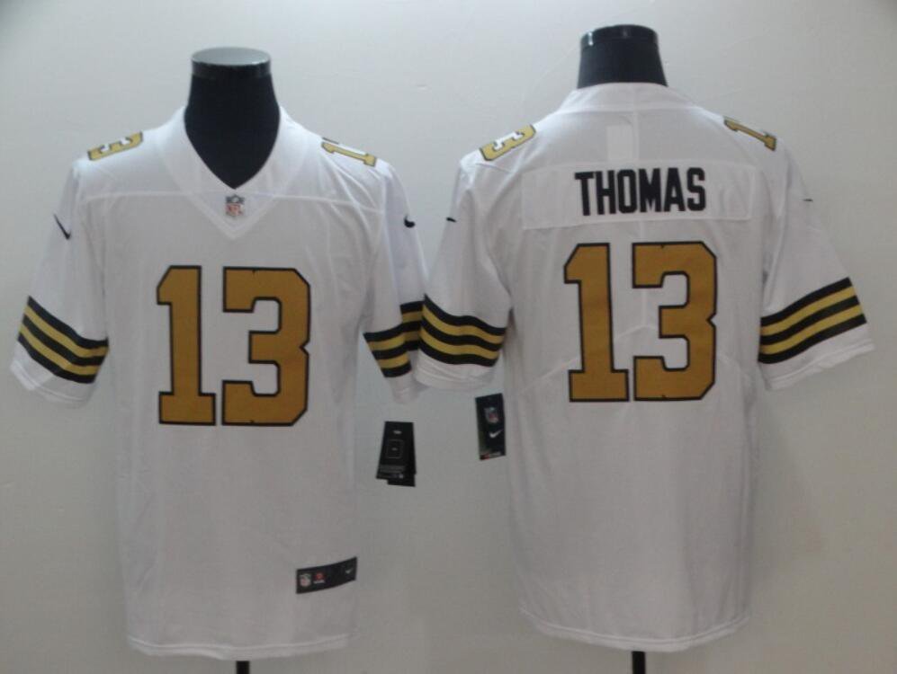 Men's Or Youth Michael Thomas #13 Saints Color Rush Limited Jersey White Christmas Gift