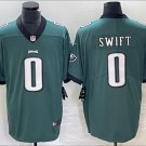Men's Or Youth D'Andre Swift #0 Eagles Limited Player Jersey Midnight Green Christmas Gift