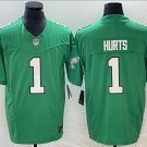 Men's Or Youth Jalen Hurts #1 Eagles Limited Player Jersey Green Christmas Gift