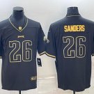 Men's Or Youth Miles Sanders #26 Eagles Limited Jersey Black Gold Christmas Gift