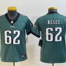 Youth Jason Kelce #62 Eagles Limited Jersey Midnight Green New Year Gift