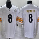 Men's Kenny Pickett #8 Pittsburgh Steelers Limited Player Jersey - White Christmas Gift