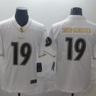 Men's Or Youth JuJu Smith-Schuster #19 Pittsburgh Steelers Limited Jersey - White Gold Color Gift