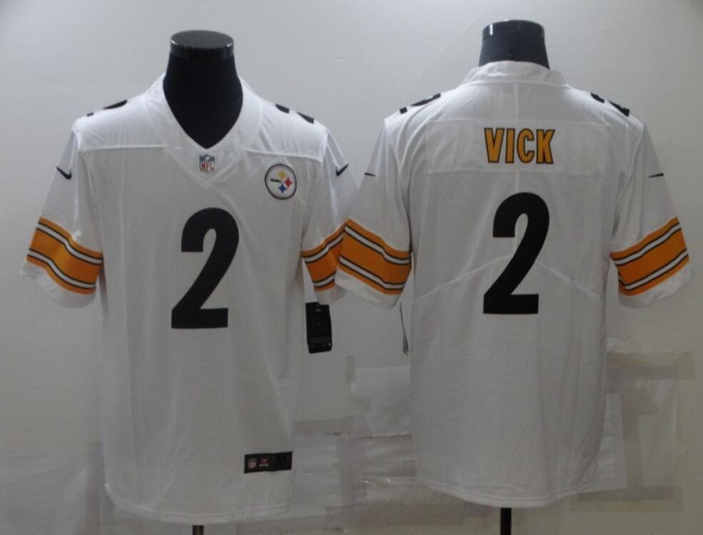 Men's Or Youth Michael Vick #2 Steelers Limited Player Jersey - White Gift