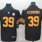 Men's Or Youth Minkah Fitzpatrick #39 Pittsburgh Steelers Limited Jersey - Black Color Gift