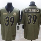 Men's Or Youth Minkah Fitzpatrick #39 Steelers Limited Jersey - Olive Gift