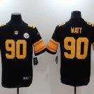 Men's Or Youth T.J. Watt #90 Steelers Limited Jersey - Black Color Gift
