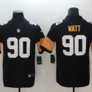 Men's Or Youth T.J. Watt #90 Steelers Limited Jersey - Black Gift