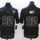 Men's Or Youth T.J. Watt #90 Steelers Limited Jersey - Black Gold Gift