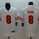 Men's Or Youth Steve Young #8 SF 49ers Color Rush Limited Jersey White Christmas Gift