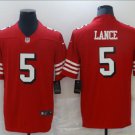Men's Or Youth Trey Lance #5 SF 49ers Color Rush Limited Jersey Red Christmas Gift