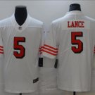 Men's Or Youth Trey Lance #5 SF 49ers Color Rush Limited Jersey White Christmas Gift
