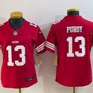 Women's Or Youth Brock Purdy #13 SF 49ers Limited Jersey Scarlet Christmas Fans Gift