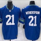 Men's Or Youth Devon Witherspoon #21 Seahawks Throwback Jersey Royal Christmas Gift