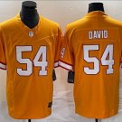 Men's Or Youth Lavonte David #54 Buccaneers Limited Jersey Orange Christmas Gift