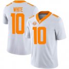Men’s Tennessee Volunteers #10 Squirrel White Football Jersey White