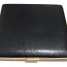 Antique Tremblay Paris Cigarette Case 1970 French Black Leather Beautiful Design