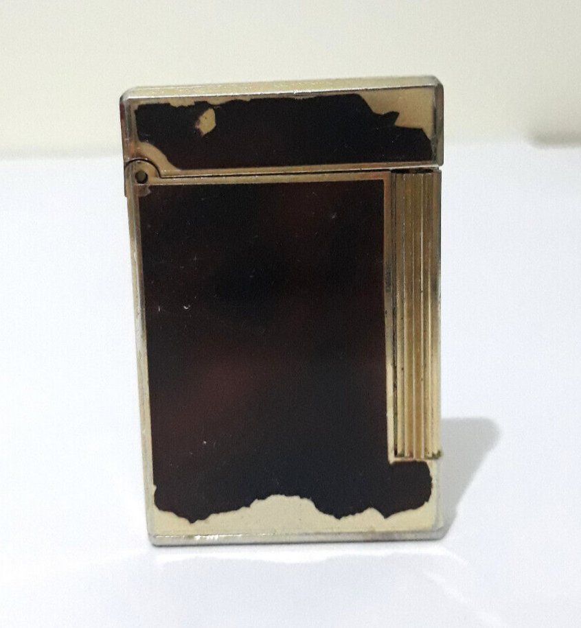 Vintage Flaxy Mini Pocket Lighter, Gold, Tobacciana Collectible For Cigarettes