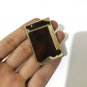 Vintage Flaxy Mini Pocket Lighter, Gold, Tobacciana Collectible For Cigarettes