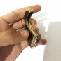 Vintage Flaxy Mini Pocket Lighter, Gold, Tobacciana Collectible For Cigarettes