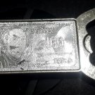 $100 Dollar Bill Benjamin Franklin Bottle Opener - Metal Ring Keychain For Beer