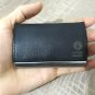 Vintage Enoc Leather & Steel Cigarette Box - Democratic Republic of the Congo