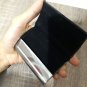 Vintage Enoc Leather & Steel Cigarette Box - Democratic Republic of the Congo