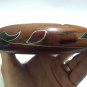 Vintage Handmade Thuya Wood Lumber Ashtray - 100% Handcrafted From Morocco