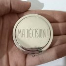 Mini Portable Round Ashtray - Small Stainless Steel Pocket Tray (My Decision)