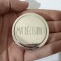 Mini Portable Round Ashtray - Small Stainless Steel Pocket Tray (My Decision)