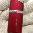 Vintage COLTON Red Crystal Gemstone Lighter Smoked Collectible Working Conditon