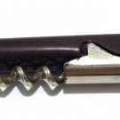 Vintage Pocket Corkscrew Opener - Pat. Pending, Brown Handle - Made in Italy