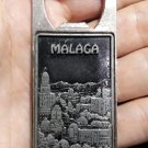 Vintage Malaga Bottle Opener Country - Stamped Magnet Souvenir - Made in Spain