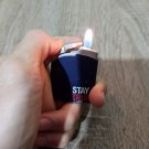 ADM Classic Stay True Navy Blue Lighter France, Butane Gas, Collectible, Smoking